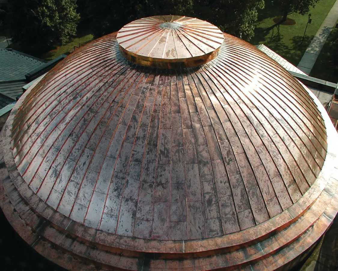 Craftsman Roofing crew installing a new roof in The Estates At Wiedemann Mansion