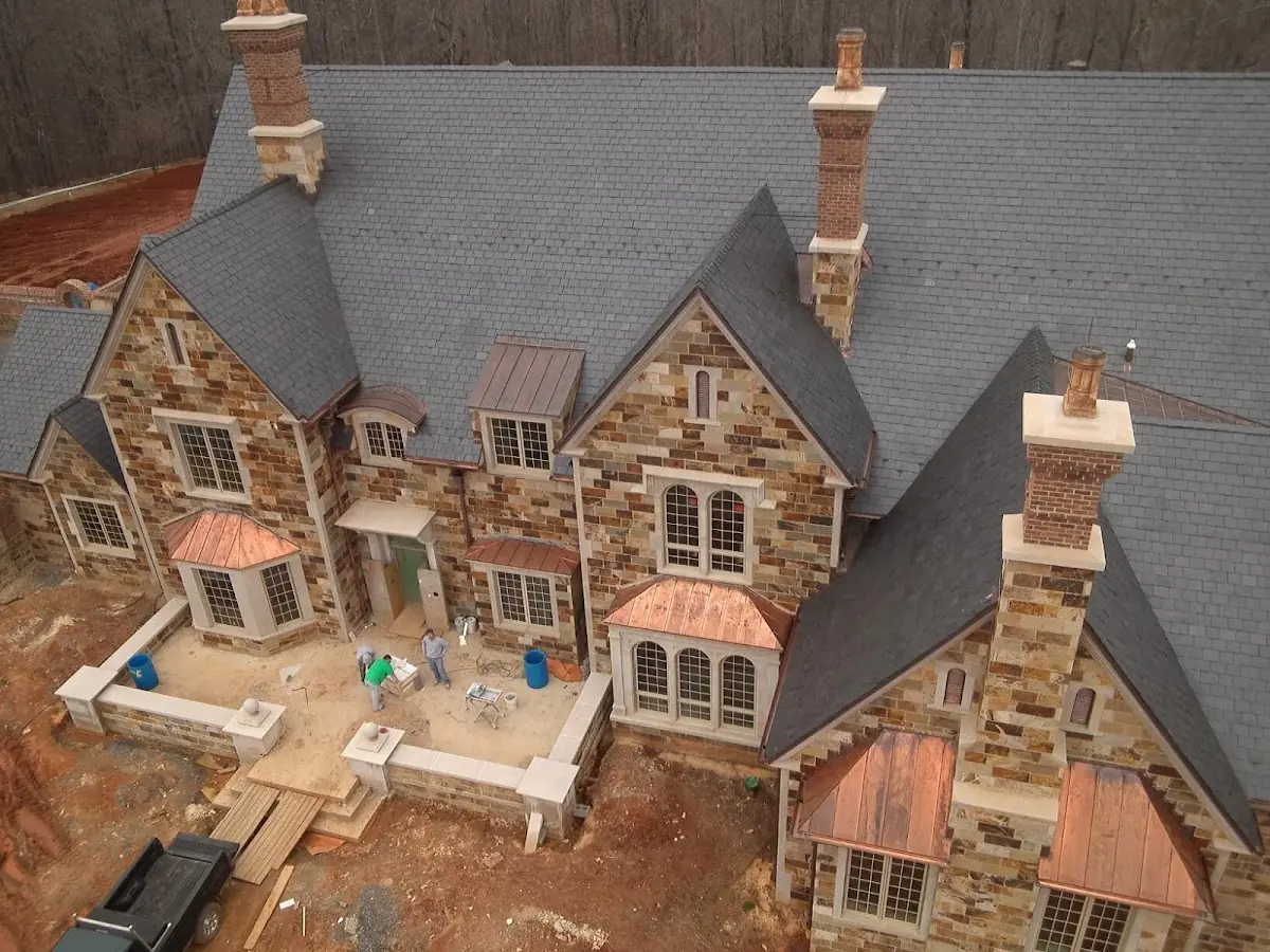 Craftsman Roofing Gutter Guard Installation project in The Estates At Wiedemann Mansion